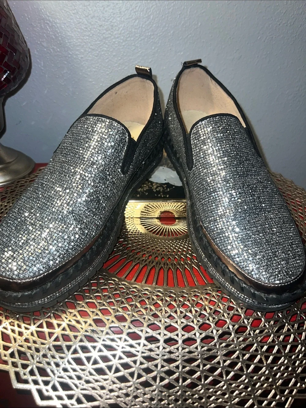 JoliMall silver glitter